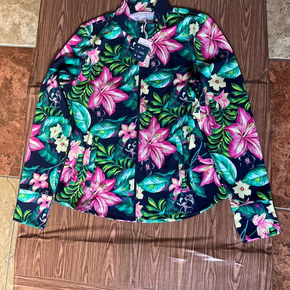 Tommy Bahama Womens' Long
Sleeve Zip Up Tennis & Golf Jacket Size Large - Picture 5 of 13